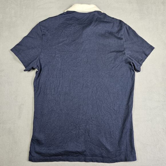 Marine Layer Polo Mens Small Colorful Weekend Collar Shirt Lightweight Striped - Picture 7 of 11